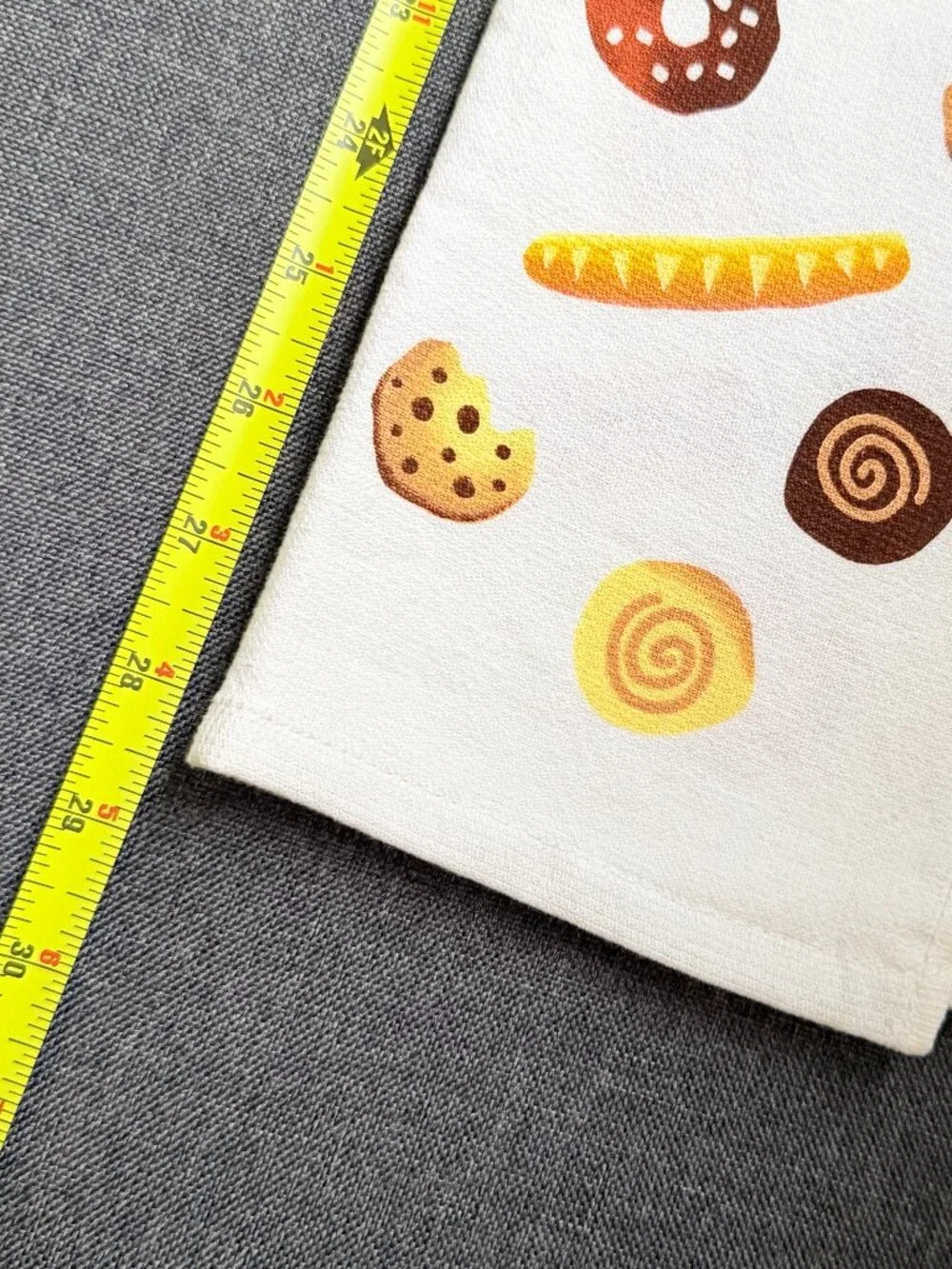 Funny Dog w/ Hot Dog Cotton Tea Towel